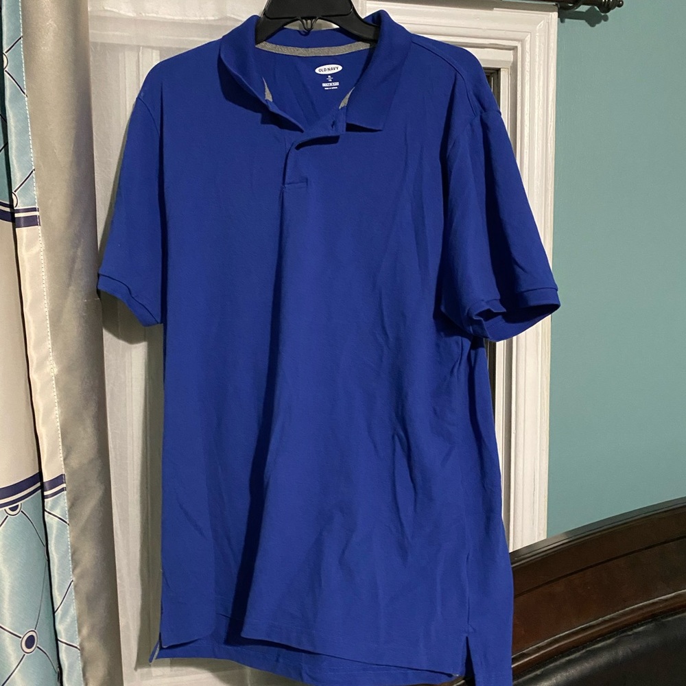 Old Navy Blue Polo Shirt